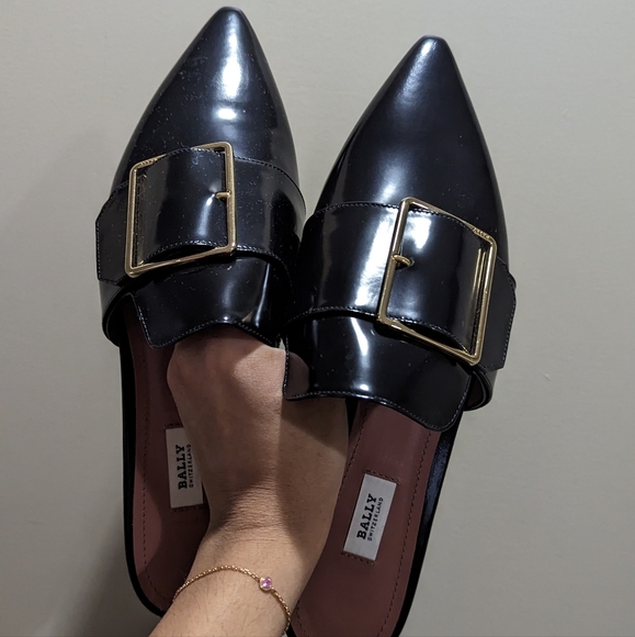 Bally Women's Mules Black Size 39 - Picture 1 of 6
